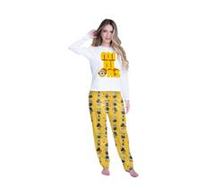 Pijama inverno Kaka Adulto MINIONS de frio Feminino Roupa De Dormir Pijama inverno Kaka Adulto MINIONS de frio Feminino Roupa De Dormir
