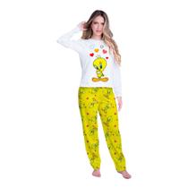 Pijama inverno Kaka Adulto PIU PIU III de frio Feminino Roupa De Dormir Pijama inverno Kaka Adulto PIU PIU III de frio Feminino Roupa De Dormir
