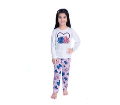 Pijama inverno Kaka infantil STITCH E ANGEL II Frio Feminino Roupa De Dormir Pijama inverno Kaka infantil STITCH E ANGEL II Frio Feminino Roupa De Dormir
