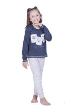 Pijama Inverno Legging Coração Juvenil Pijama Inverno Legging Coração Juvenil
