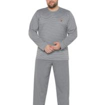 Pijama Inverno Masculino Adulto Blusa Listras Pijama Inverno Masculino Adulto Blusa Listras