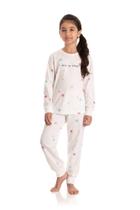 Pijama Inverno Meia Malha Infantil Menina Estrelinha - TMX Pijama Inverno Meia Malha Infantil Menina Estrelinha - TMX