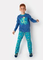 Pijama Inverno Menino Teen e Kids Dino Fosseis - PUKET