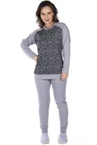 Pijama Jacquard de Malha Canelada Feminino (LUXO) Pijama Jacquard de Malha Canelada Feminino (LUXO)