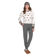 Pijama Jogger Free Dogs Malha Sublime Touch