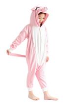 Pijama Joyxiam Pig, macacão infantil de 8 a 10 anos, flanela macia Pijama Joyxiam Pig, macacão infantil de 8 a 10 anos, flanela macia