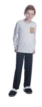 Pijama Juvenil Longo Inverno Xadrez Ursão Pijama Juvenil Longo Inverno Xadrez Ursão