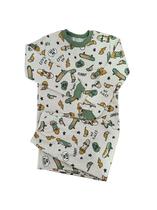 Pijama juvenil manga longa de inverno quentinho moletinho flanelado por dentro 14 a 16 anos