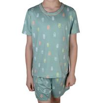 Pijama Juvenil Masculino Alakazoo Curto Goast Verde - 35353 Pijama Juvenil Masculino Alakazoo Curto Goast Verde - 35353