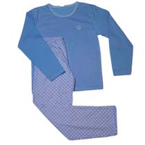 Pijama Juvenil Masculino Longo Estampados 100 Algodão