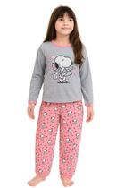 Pijama Juvenil Meninas Personagem Quentinho Manga Longa Tamanho 12 14 16