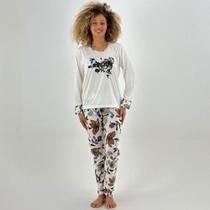 Pijama Kahunna de Inverno Manga Longa com Calça Feminino Pijama Kahunna de Inverno Manga Longa com Calça Feminino