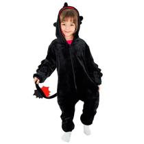 Pijama Kigurumi Infantil Banguela Como Treinar seu Dragão Personagem Fantasia Macacão com Capuz de Frio Confortável Fleece Pelinho Pijama Kigurumi Infantil Banguela Como Treinar seu Dragão Personagem Fantasia Macacão com Capuz de Frio Confortável Fleece Pelinho