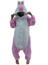 Pijama Kigurumi LaKigurumi Pink Yoshi unissex para adultos pequenos Pijama Kigurumi LaKigurumi Pink Yoshi unissex para adultos pequenos