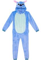 Pijama Kigurumi Lilo Stitch Macacão Com Capuz Macacão Unissex