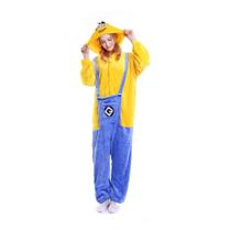 Pijama Kigurumi Macacão Minion Meu Malvado Favorito Cosplay Adulto