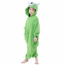 Pijama Kigurumi Mike Wazowski Infantil Macacão A Pronta Entrega