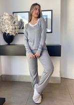 Pijama Lana Cinza