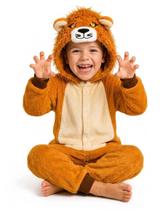 Pijama Leão Infantil Kigurumi Plush Quentinho Macacão Roupa de Dormir Com Capuz Macio Antialérgico Unissex Pijama Leão Infantil Kigurumi Plush Quentinho Macacão Roupa de Dormir Com Capuz Macio Antialérgico Unissex