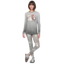 Pijama Legging Lets Snow Malha Sublime Touch