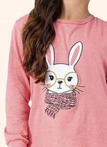 Pijama legging menina infjuv coelho lua encantada ref 968