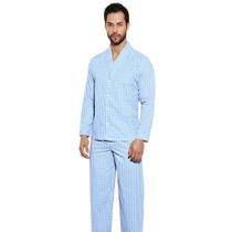 Pijama Longo 100% Algodão Presidente PL173 Masculino Pijama Longo 100% Algodão Presidente PL173 Masculino