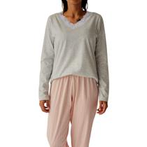 Pijama Longo Algodão Laibel 15.802290 Listrado