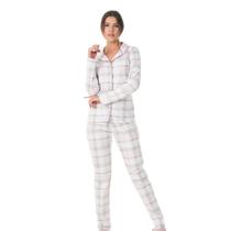 Pijama Longo Americano Bela Notte 1001758 Xadrez