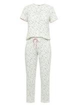 Pijama Longo Bela Notte 10011702 Feminino Mini Estrelas Algodão T. P/GG Pijama Longo Bela Notte 10011702 Feminino Mini Estrelas Algodão T. P/GG