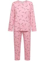 Pijama Longo Bela Notte 10011722 Feminino Luar Malha T. P/GG Pijama Longo Bela Notte 10011722 Feminino Luar Malha T. P/GG