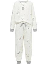 Pijama Longo Bela Notte 10011793 Infantil Luar Algodão T. 06/12 Pijama Longo Bela Notte 10011793 Infantil Luar Algodão T. 06/12