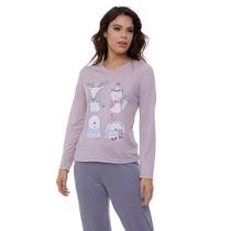 Pijama Longo Bichinhos Doce Luar 5220