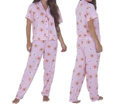 Pijama Longo Botões Pijama Longo Botões