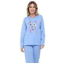 Pijama Longo Cachorro Doce Luar 10870