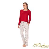 Pijama Longo Corações 235177 Pijama Longo Corações 235177