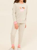Pijama Longo Daisy Days 24.38.0025 Infantil Estampa Com Glitter Algodão T. 04/08 Pijama Longo Daisy Days 24.38.0025 Infantil Estampa Com Glitter Algodão T. 04/08