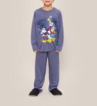 Pijama Longo Disney 27.03.0020 Infantil Estampas Poliéster T. 04/08