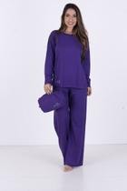 Pijama Longo em algodão Liso Pijama Longo em algodão Liso