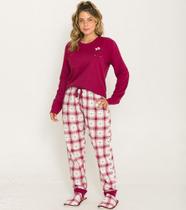 Pijama Longo Feminino Adulto Inverno So Cute Evanilda - 0053