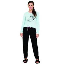 Pijama Longo Feminino Clamar Pinguim - 5075 Pijama Longo Feminino Clamar Pinguim - 5075