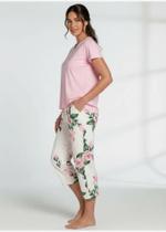 Pijama Longo Feminino DeMillus Purisme 285600 Conforto e Maciez para Noite TAM 52
