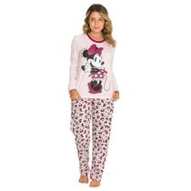 Pijama Longo Feminino Minnie Disney 26.03.0050