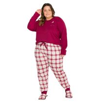 Pijama Longo Feminino Plus Size So Cute 89.01.0015 Pijama Longo Feminino Plus Size So Cute 89.01.0015