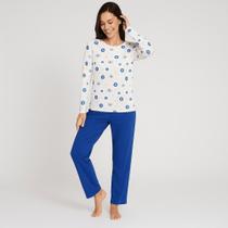 Pijama Longo Feminino Suede Aveludado Conforto Pijama Longo Feminino Suede Aveludado Conforto