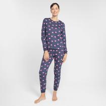 Pijama Longo Hering Estampado Feminino