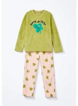 Pijama Longo Hering KVTQ Infantil Estampa Bordada Fleece T. 04/12 Pijama Longo Hering KVTQ Infantil Estampa Bordada Fleece T. 04/12