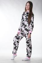 Pijama Longo Infantil Fleece Vaquinha - Dunabella