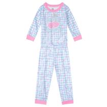 Pijama longo infantil menina com estampa brilha no escuro Brandili