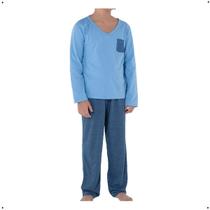 Pijama Longo Infantil Menino Mescla DeMillus 285123 Pijama Longo Infantil Menino Mescla DeMillus 285123