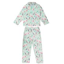 Pijama Longo Infantil Soft Bichos Divertidos Verde Água Tip Top